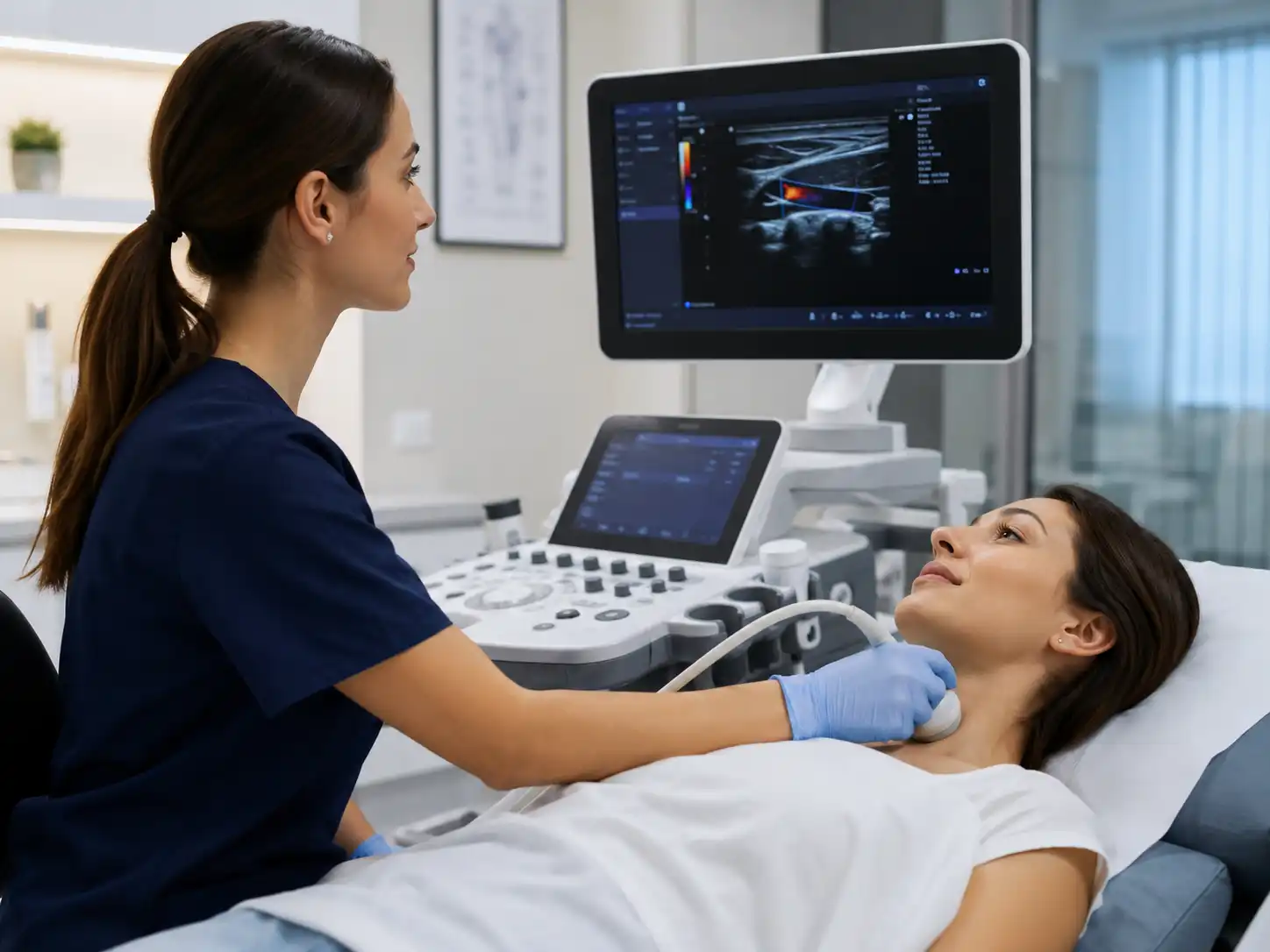 Ecografia diagnostica eseguita in ambulatorio